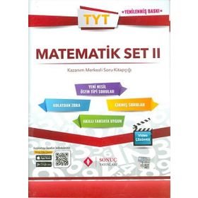 TYT Matematik Set 2 Kazanım Merkezli Soru Kitapçığı Sonuç Yayınları