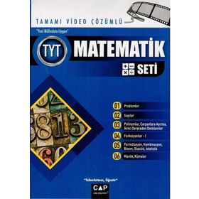 TYT Matematik Seti Tamamı Video Çözümlü Çap Yayınları