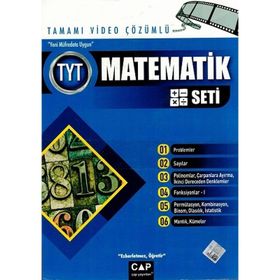 TYT Matematik Seti Tamamı Video Çözümlü Kollektif Çap Yayınları