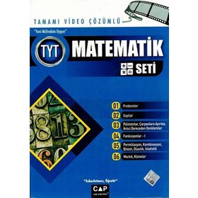 TYT Matematik Seti Tamamı Video Çözümlü Kollektif Çap Yayınları