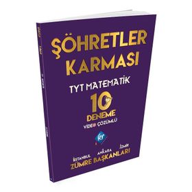 TYT Matematik Şöhretler Karması Video Çözümlü 10 Deneme-KR Akademi