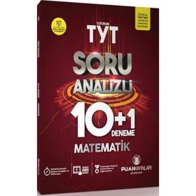 TYT Matematik Soru Analizli 10 Artı 1 Deneme Puan Yayınları