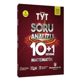 TYT Matematik Soru Analizli 10 Artı 1 Deneme Puan Yayınları