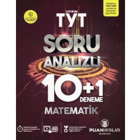TYT Matematik Soru Analizli 10 Artı 1 Deneme Puan Yayınları