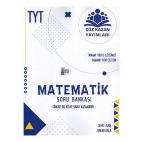 TYT Matematik Soru Bankası Çöz Kazan Yayınları