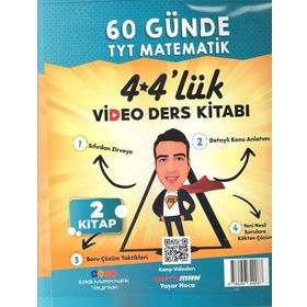 TYT Matematik Soru Bankası ve 60 Günde TYT Matematik Video Ders Kitabı Etkili Matematik Yayınları