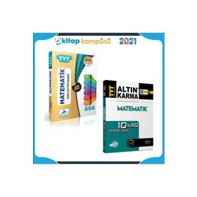 TYT Matematik Soru Bankası ve Altın Karma TYT Matematik Konu Konu Çıkmış Sorular 2 Kitap Set-Çöz Kazan Yayınları