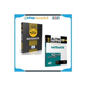 TYT Matematik Soru Bankası ve Altın Karma TYT Matematik Konu Konu Çıkmış Sorular 2 Kitap Set-Çöz Kazan Yayınları