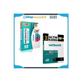 TYT Matematik Soru Bankası ve Altın Karma TYT Matematik Konu Konu Çıkmış Sorular 2 Kitap Set-Çöz Kazan Yayınları
