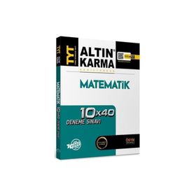 TYT Matematik Tamamı Video Çözümlü 10x40 Deneme Sınavı-Altın Karma