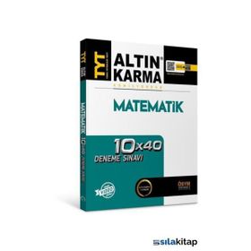 TYT Matematik Tamamı Video Çözümlü 10x40 Deneme Sınavı-Altın Karma