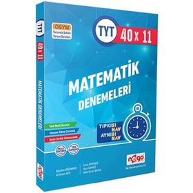 TYT Matematik Tamamı Video Çözümlü 40x11 Deneme Nego Yayınları