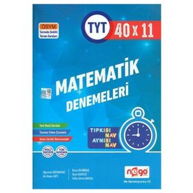 TYT Matematik Tamamı Video Çözümlü 40x11 Deneme Nego Yayınları