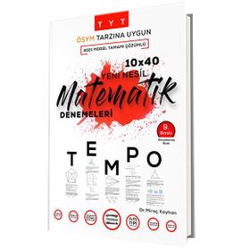 TYT Matematik TEMPO Yeni Nesil 10x40 Denemeleri-Fragman Yayınları