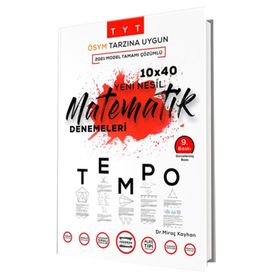 TYT Matematik TEMPO Yeni Nesil 10x40 Denemeleri-Fragman Yayınları