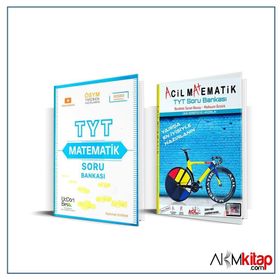 TYT Matematik ve Acil Yayınları Problemler Soru Bankası 2 Kitap Set-Üç Dört Beş Yayıncılık