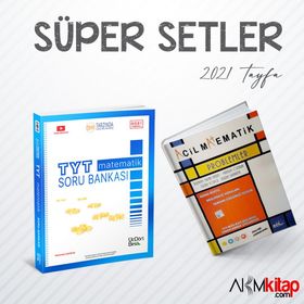 TYT Matematik ve Acil Yayınları Problemler Soru Bankası 2 Kitap Set-Üç Dört Beş Yayıncılık