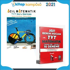 TYT Matematik ve Acil Yayınları Problemler Soru Bankası 2 Kitap Set-Üç Dört Beş Yayıncılık