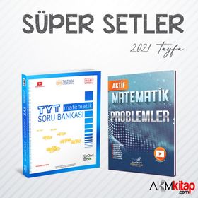 TYT Matematik ve Aktif Ögrenme Problemler Soru Bankası 2 Kitap Set-Üç Dört Beş Yayıncılık
