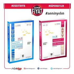 TYT Matematik ve AYT Matematik Soru Bankası 2 Kitap Set-Üç Dört Beş Yayıncılık