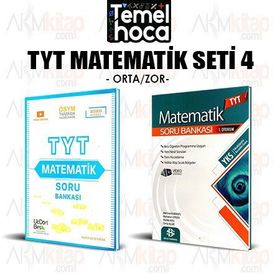 TYT Matematik ve Bilgi Sarmal TYT Matematik Soru Bankası 2 Kitap Set-Üç Dört Beş Yayıncılık