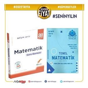 TYT Matematik ve Birey Gelişim Matematik A Soru Bankası 2 Kitap Set-Çöz Kazan Yayınları