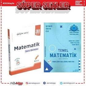 TYT Matematik ve Birey Gelişim Matematik A Soru Bankası 2 Kitap Set-Çöz Kazan Yayınları