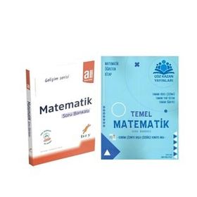TYT Matematik ve Birey Gelişim Matematik A Soru Bankası 2 Kitap Set-Çöz Kazan Yayınları
