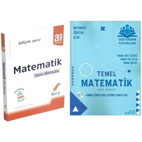 TYT Matematik ve Birey Gelişim Matematik A Soru Bankası 2 Kitap Set-Çöz Kazan Yayınları