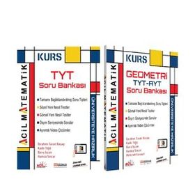 TYT Matematik ve Geometri Soru Bankası Seti 2 Kitap - Acil Yayınları