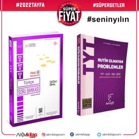 TYT Matematik ve Karekök Rutin Olmayan Problemler Soru Bankası 2 Kitap Set-Üç Dört Beş Yayıncılık
