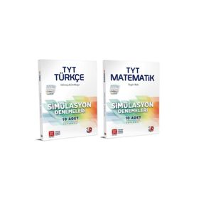 TYT Matematik ve Türkçe Deneme Seti 2 Kitap - 3D Yayınları