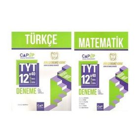 TYT Matematik ve Türkçe Deneme Seti - 2 Kitap - Çap Yayınları