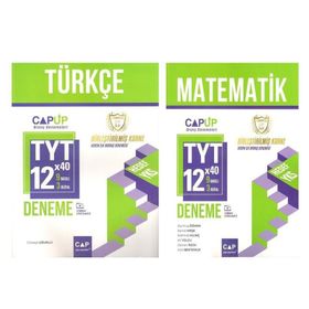 TYT Matematik ve Türkçe Deneme Seti - 2 Kitap - Çap Yayınları