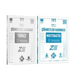 TYT Matematik ve Türkçe Şöhretler Karması Deneme Seti 2 Kitap - KR Akademi Yayınları