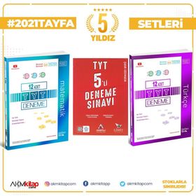 TYT Matematik ve TYT Türkçe Deneme-Üç Dört Beş Yayınları