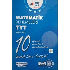 TYT Matematik Video Çözümlü 10 Deneme-Yeni Nesil Yayınları