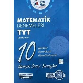 TYT Matematik Video Çözümlü 10 Deneme-Yeni Nesil Yayınları