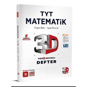 TYT Matematik Video Destekli Defter 3D Yayınları