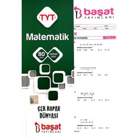 TYT Matematik Yaprak Test - Başat Yayınları