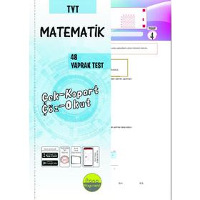 TYT Matematik Yaprak Testleri Çek Kopart 48 Adet-Pano Yayınları