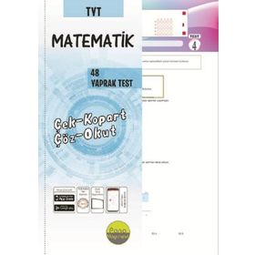 TYT Matematik Yaprak Testleri Çek Kopart 48 Adet-Pano Yayınları