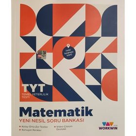 TYT Matematik Yeni Nesil Soru Bankası-Workwin Plus Yayınları
