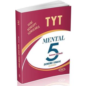 TYT Mental Tamamı Çözümlü 5 Deneme Sınavı Fasiküllü Kollektif Data Yayınları