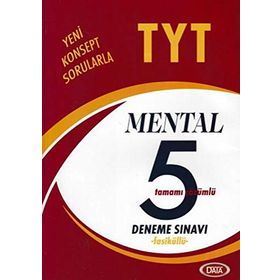 TYT Mental Tamamı Çözümlü 5 Deneme Sınavı Fasiküllü Kollektif Data Yayınları