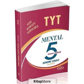 TYT Mental Tamamı Çözümlü 5 Deneme Sınavı Fasiküllü Kollektif Data Yayınları