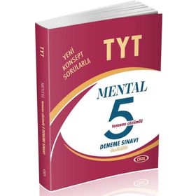 TYT Mental Tamamı Çözümlü 5 Deneme Sınavı Fasiküllü Kollektif Data Yayınları