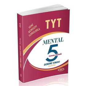 TYT Mental Tamamı Çözümlü 5 Deneme Sınavı Fasiküllü Kollektif Data Yayınları