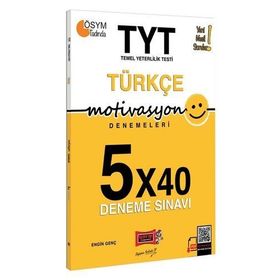 TYT Motivasyon Türkçe 5x40 Deneme Sınavı Yargı Yayınları