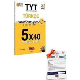 TYT Motivasyon Türkçe 5x40 Deneme Sınavı Yargı Yayınları